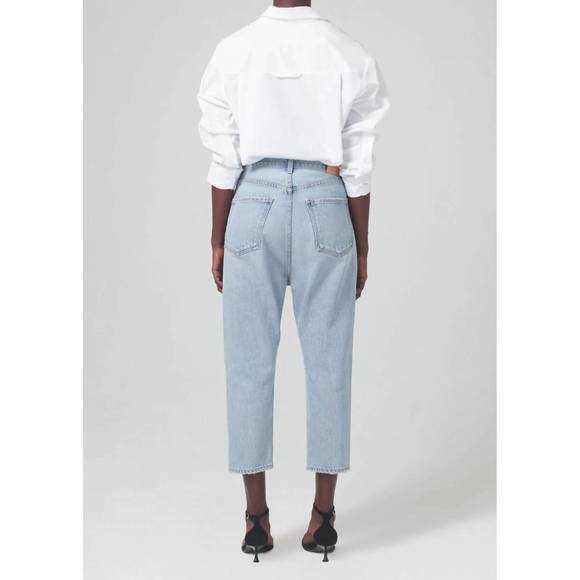 NEW CITIZENS OF HUMANITY pony boy low slung relaxed jeans in blue - Picture 2 of 5